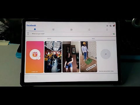 How to force landscape Facebook on any tablet - Huawei Matepad 11.5