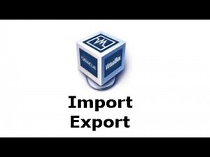 How to export and import VirtualBox VM images?