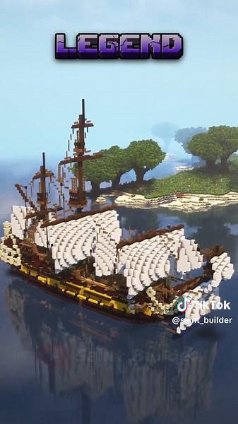 Minecraft Medieval Ship Build Challenge: NOOB vs PRO vs LEGEND