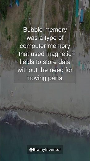 The magnetic invention that stored data without moving parts