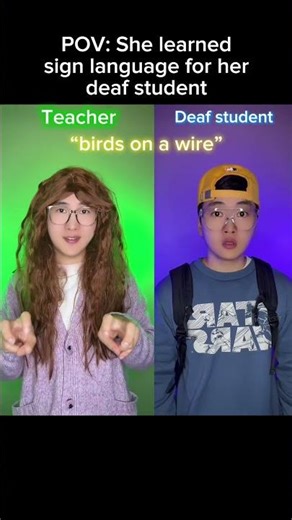 POV: A Teacher Learned Sign Language for Her Deaf Student