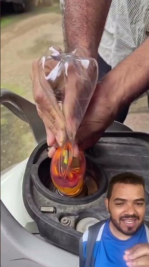 Learn how to transfer liquid using gravity #UsefulTips #curiosities #tricks #car #motorcycle