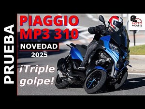 Piaggio MP3 310 2025 | The best three-wheeler for the city? | Test, opinions, and review in Spanish