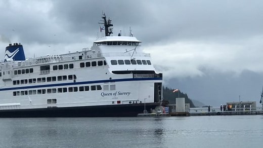 BC Ferries ship stuck after dock crash at Langdale terminal