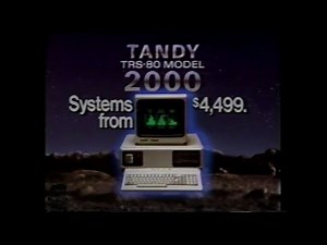 Tandy TRS-80 Model 2000 Computer 1984 Radio Shack TV Commercial $4,499! Bill Bixby