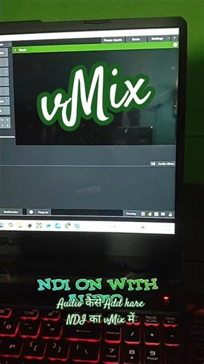How to Enable NDI Audio in vMix #vmix #shorts #reels