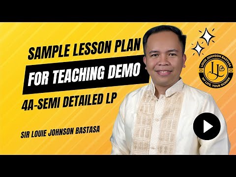My 4A-Semi Detailed Lesson Plan for Teaching Demonstration