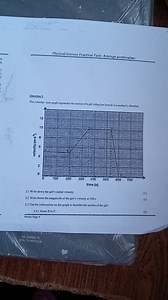 Physical Science Practical Task - Average accelerationQuestio... | Filo