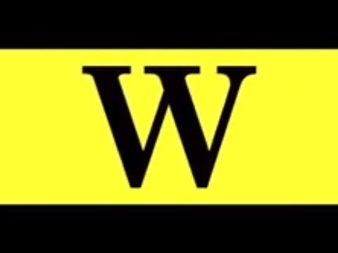 Letter W Song Reversed