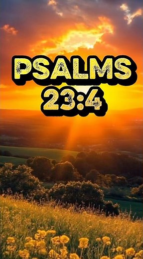 🌅 Psalm 23:4 — You Are Not Alone | Most Powerful Bible Verse for Comfort