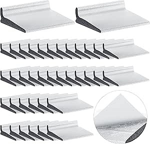 Pangda 50 Pcs Door Corner Seals Foam, White