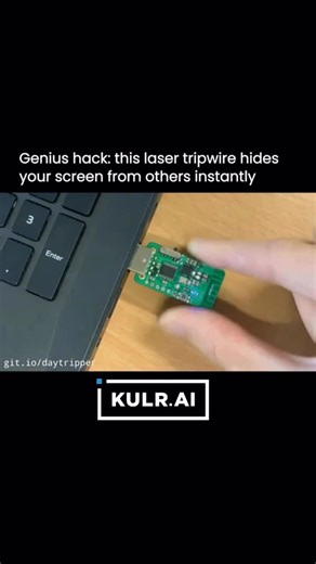 AI | Future Tech | Latest AI News | Daily AI Drops | AI Startups | This DIY laser tripwire uses a Raspberry Pi and a simple optical sensor to protect your screen privacy. A thin beam of light is stretched... | Instagram