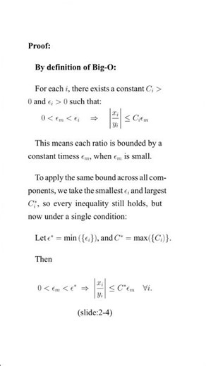 Norm Ratio Big-O Proof in Finite-Dimensional Spaces | Numerical Analysis