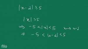 The number of integers which are not in the solution set of |x-... | Filo