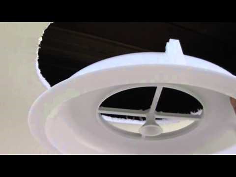 install a ceiling vent in 5 minutes - Haron 12R 340mm