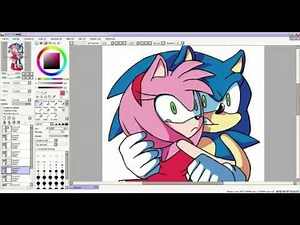 Speed Paint - Sonic x Amy (Sonamy) Love Me Harder