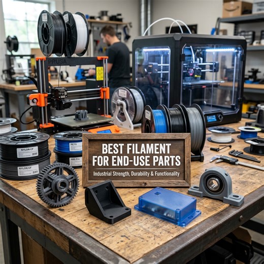 A Data-Backed Guide to the Best Filament for End-Use Parts: 5 Materials Ranked for Production in 2026 - SigmaFilament | Wholesale 3D Printer Filament Manufacturer
