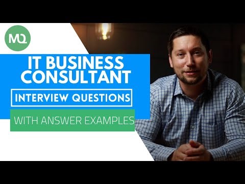 IT Business Consultant Interview Questions with Answer Examples