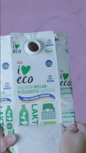 Master Folding Milk Cartons Under 10 Seconds!#Shorts