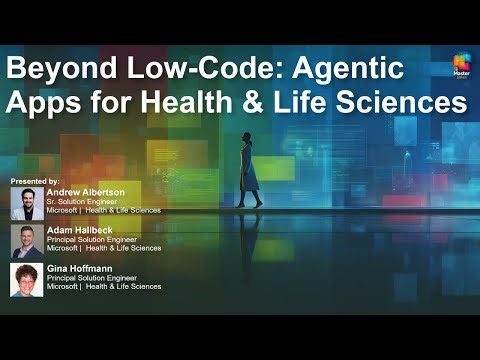 Beyond Low-Code: Agentic Apps for Health & Life Sciences