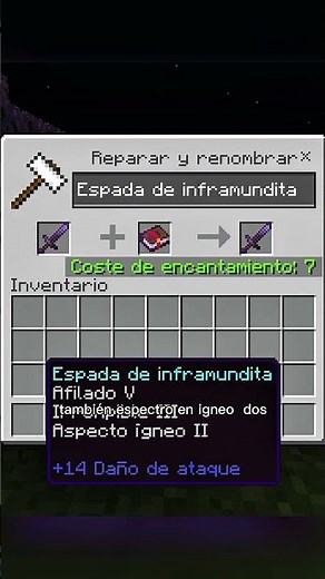 como hacer la mejor espada encantada en minecraft bedrock