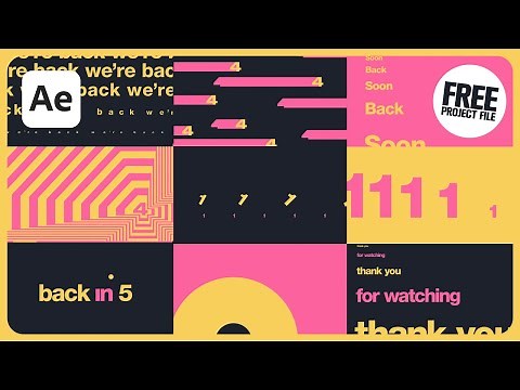 Broadcast Graphics Kinetic Type | After Effects Tutorial