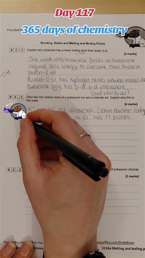 Day 117 - 365 days of chemistry - Relative size of ions #stem #science #bonding