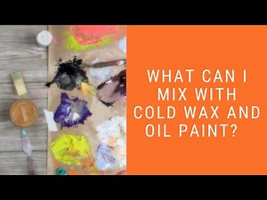093 Combining Materials With Cold Wax and Oil Paint