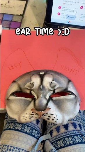 Making a Bluestar therian mask! #therian #therianthropy #furry #funny #therianmask #quadrobics