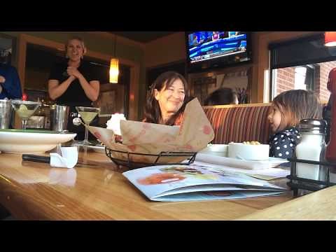 Applebee's Happy Birthday song to Mila