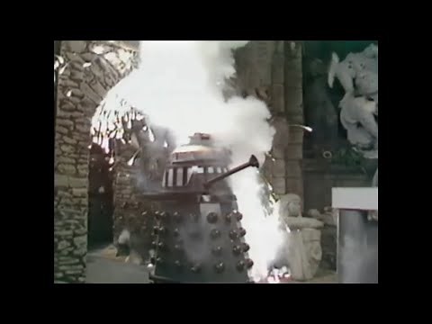 The Doctor and Peri Destroy a Dalek | Revelation of the Daleks | Doctor Who
