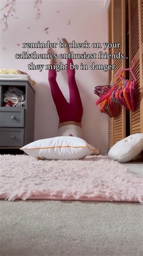 Jen ⚡️ Raising Kids, Building Strength on Instagram: "not graceful yet, but definitely braver 🤸🏽‍♀️⚠️ [ calisthenics, yoga, headstand fails ]"