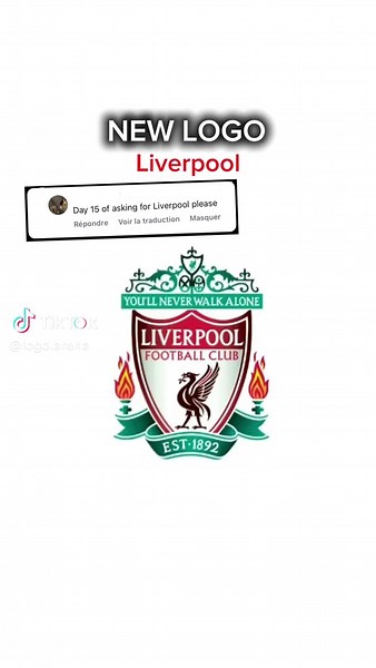 🔴 Fc Liverpool New Logo Redesign Custom logo for football & sports fans! Next club? #LogoRedesign #FootballLogo #GraphicDesign #Pourtoi #LogoDesign