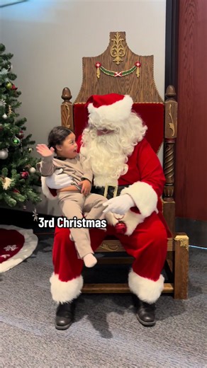 3 Christmases down 🎄🥰 #christmas #downsyndromelove #trisomy21 #santaclause
