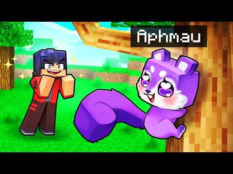 Playing as a BABY SQUIRREL in Minecraft!