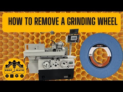 How to remove a grinding wheel