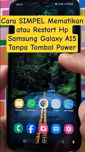 How to Turn Off / Restart Samsung Galaxy A15 Without Power Button #turnoffsamsunhA15