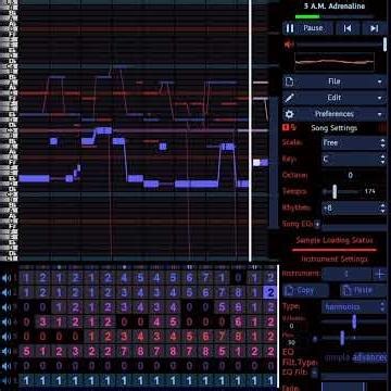 3 A.M. Adrenaline - amnedisiac (JukeeBox) #ultrabox #breakcore #music #beepbox #amenbreak #retro