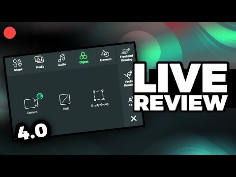 Live Review Alight Motion 4.0 with y6richo! [Camera, Null, etc]👾