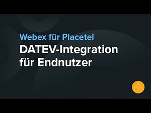 Datev Integration für Webex für Placetel
