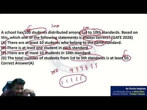 GATE 2026 | Detailed PYQ Solution | General Aptitude | AE BT CH CY GE PH XH | Christy Varghese