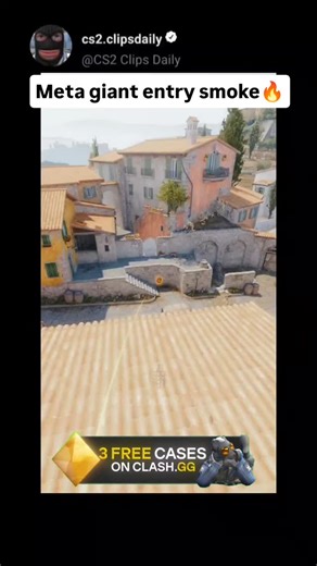 Cs2 | Csgo | Clips on Instagram: "Meta giant entry smoke🔥 cs2 clips, cs2 rank up, cs2 ranked, cs2 tips, cs2 tricks, insane clutch, cs2 aim, cs2 crosshair, cs2 headshots, cs2 nade lineups, cs2 wallbang, cs2 pro, cs2 skin, cs2 knife, cs2 skins, cs2 trade, cs2 sniper, awp god, cs2 eco round, cs2 force buy, cs2 spray, cs2 recoil, cs2 smurf, cs2 frag, cs2 pop flash, cs2 rush, cs2 strategy, cs2 strat, cs2 strat caller, cs2 comms, cs2 funny moments, cs2 toxic, cs2 troll, cs2 rage, cs2 vibes, cs2 hype,