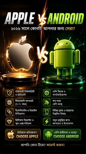 Apple vs Android in 2026 🔥 Which One Should You Buy? 📱🍎🤖