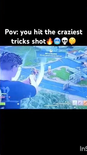 Pov: you hit the craziest trickshot #fortnite #trickshot
