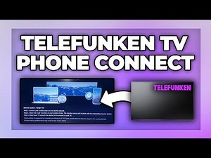 Telefunken TV connect with phone - screen mirroring android Tutorial