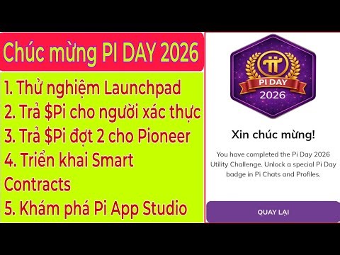 CHÚC MỪNG PI DAY 2026 - TRIỂN KHAI HỢP ĐỒNG THÔNG MINH: SMART CONTRACTS
