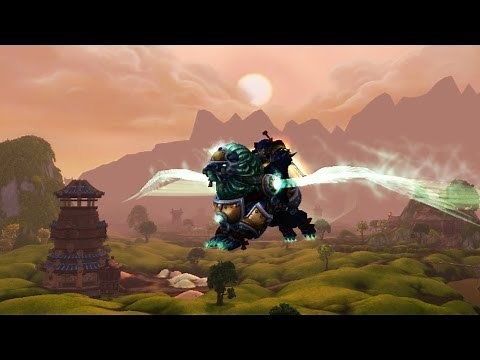 Quilen Flying in Pandaria - WoW: Mists of Pandaria Gameplay