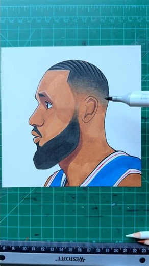 Drawing LeBron With A Fade Again!🔥💈