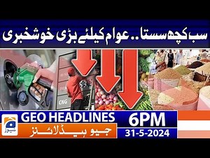 Geo News 6 PM Headlines | 31 May 2024