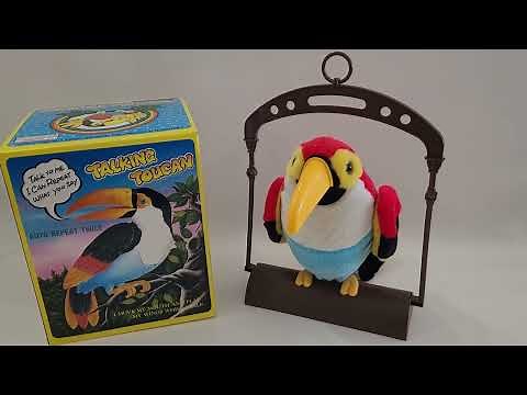 Talking Toucan Bird Toy Repeat What You Say Vintage 1994 Item No 9330 (FOR SALE ON EBAY)